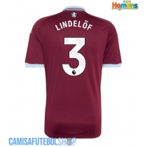 Camisa de time de futebol Aston Villa Victor Lindelof #3 Replicas 1º Equipamento 2026-27 Manga Curta